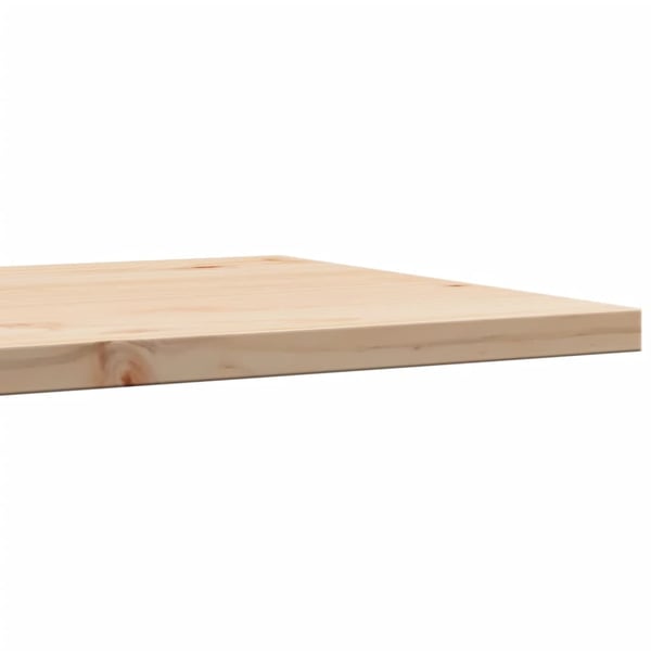 vidaXL Bordplate 50x50x2,5 cm firkantet heltre furu