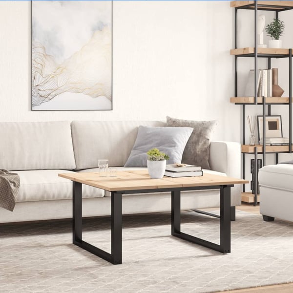 vidaXL Bordplater 2 stk 90x45x1,7 cm rektangulær heltre furu