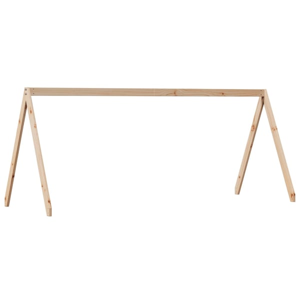 vidaXL Tak for barneseng 209x85,5x88 cm heltre furu