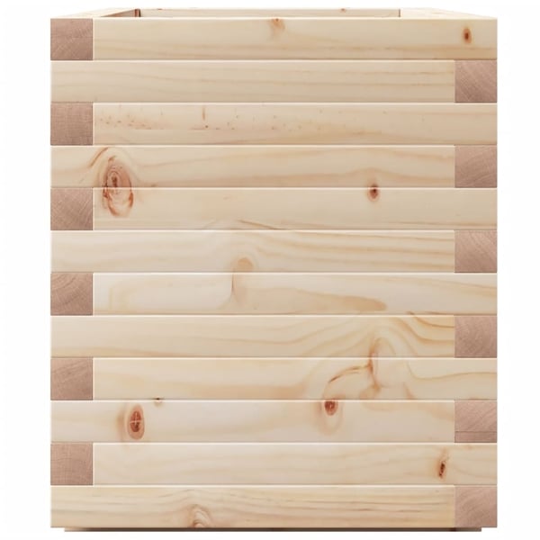 vidaXL Plantekasse 70x40x49,5 cm heltre furu