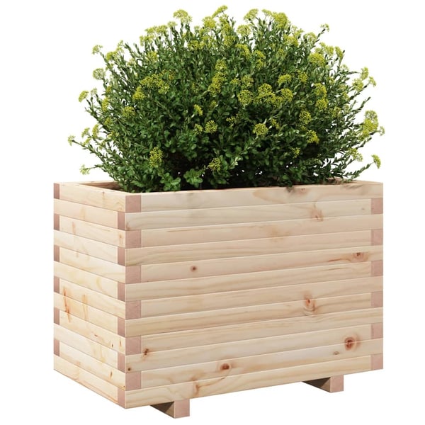 vidaXL Plantekasse 70x40x49,5 cm heltre furu