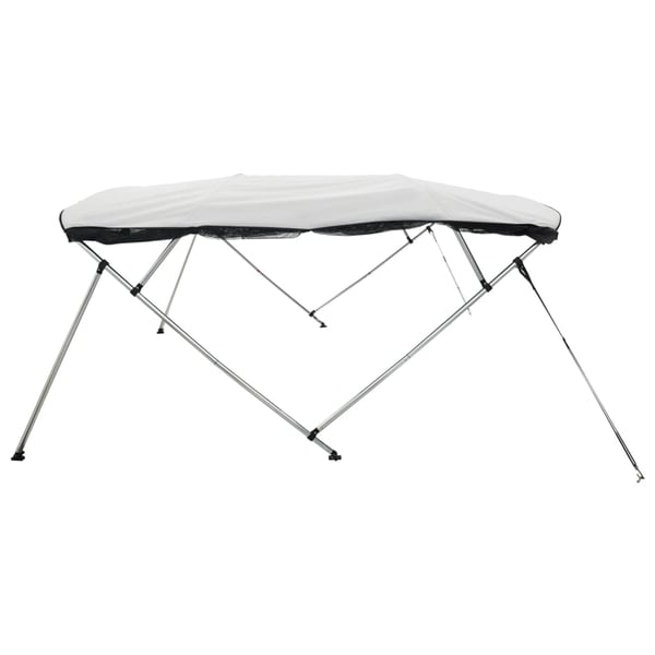 vidaXL Båtkalesje 4-buet med sidevegger i netting 243x(170-182)x137 cm