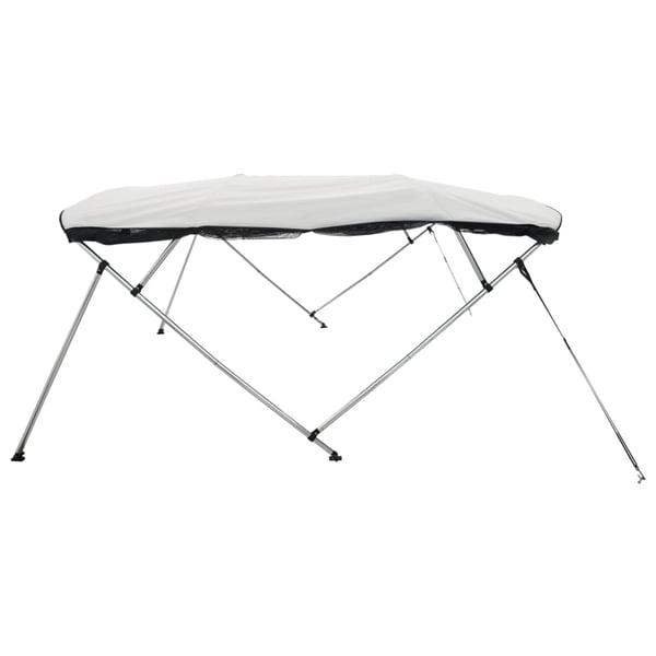 vidaXL Båtkalesje 3-buet med sidevegger i netting 243x(185-198)x137 cm