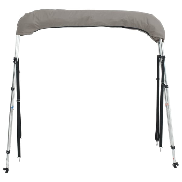 vidaXL Båtkalesje 3-buet med sidevegger 183x(137-152)x137 cm