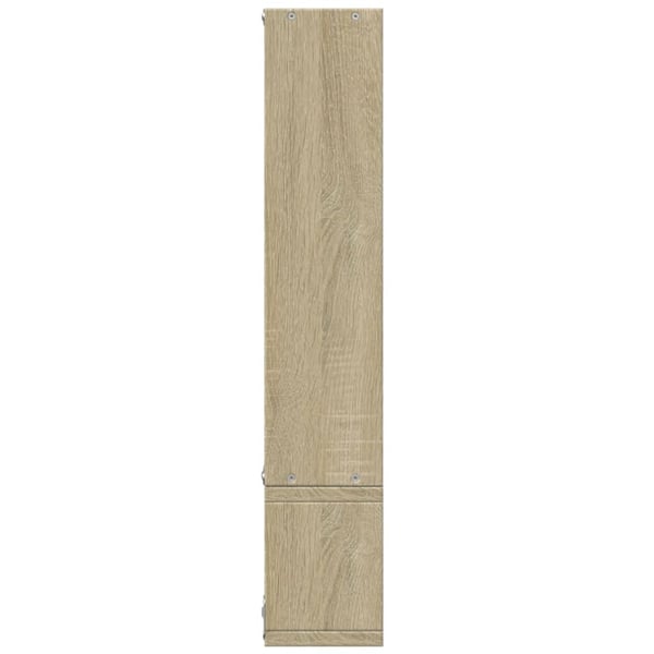 vidaXL Vegghylle sonoma eik 96x12x64 cm konstruert tre