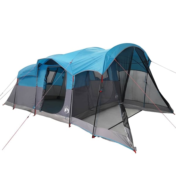 vidaXL 8-personers campingtelt vandtæt blå