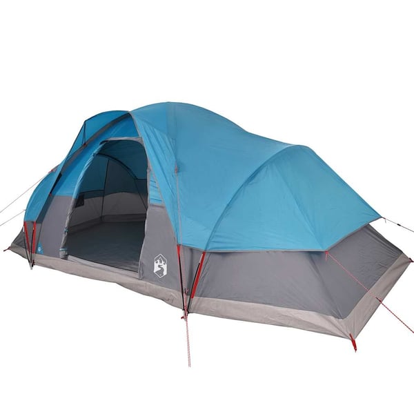 vidaXL Kuppeltelt for camping 9 personer blå vanntett
