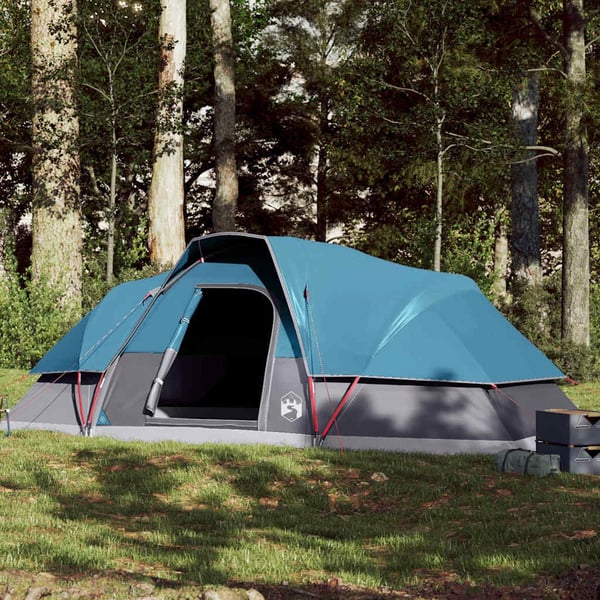 Kuppeltelt For Camping 4 Personer Blå Hurtigutløser main image 1