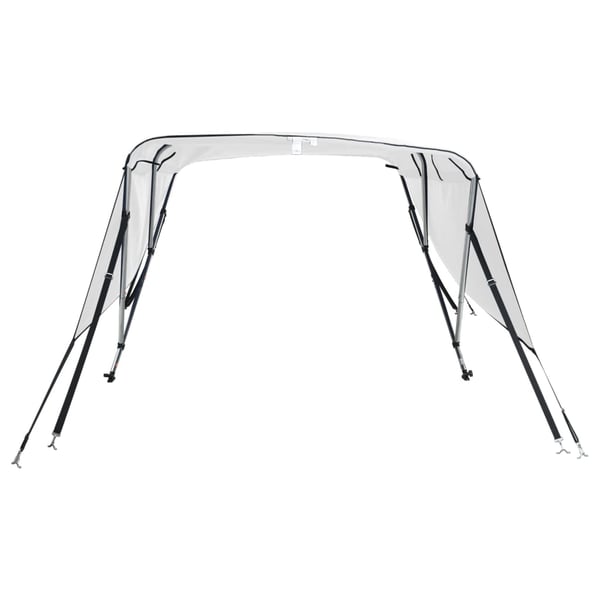 vidaXL Båtkalesje 4-buet med sidevegger 243x(230-244)x137 cm