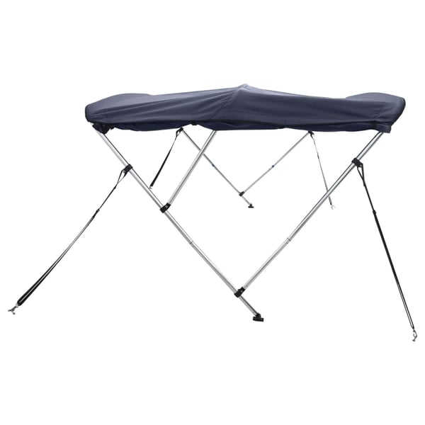 vidaXL Båtkalesje 4-buet med sidevegger 243x(230-244)x137 cm