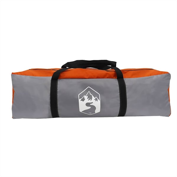 vidaXL tarp 460x305x210 cm vandtæt grå og orange