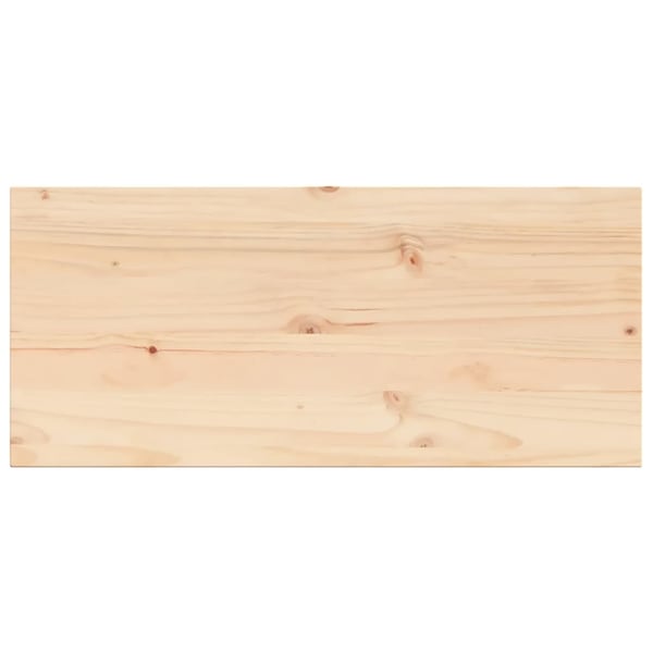 vidaXL bordplade 90x40x2,5 cm rektangulær massivt fyrretræ