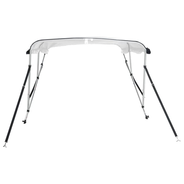 vidaXL Båtkalesje 4-buet med sidevegger 243x(170-182)x137 cm