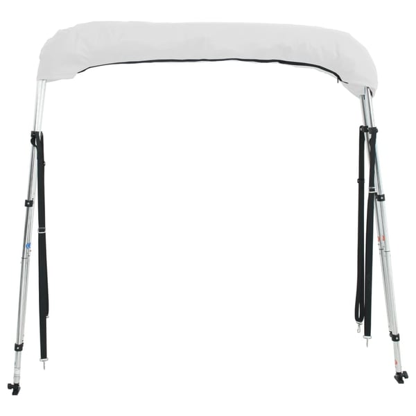 vidaXL Båtkalesje 4-buet med sidevegger 243x(170-182)x137 cm