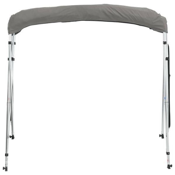 vidaXL Båtkalesje 3-buet med sidevegger i netting 183x(137-152)x137 cm