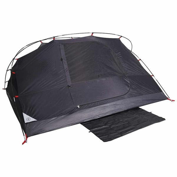 vidaXL Kuppeltelt for camping 4 personer hvit blendingsstoff vanntett