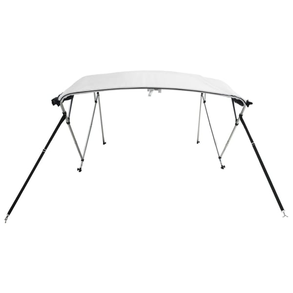 vidaXL Båtkalesje 3-buet med sidevegger i netting 183x(154-167)x137 cm