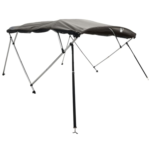 vidaXL Båtkalesje 3-buet med sidevegger i netting 183x(170-182)x137 cm