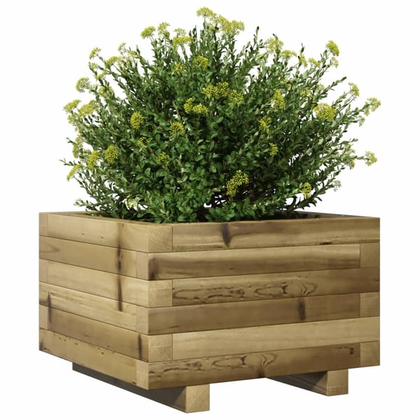 vidaXL Plantekasse 40x40x26,5 cm impregnert furu