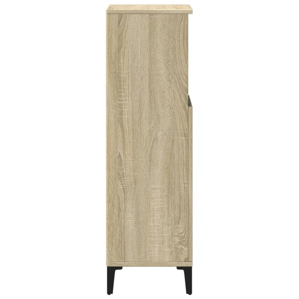 vidaXL Baderomsskap sonoma eik 30x30x100 cm konstruert tre