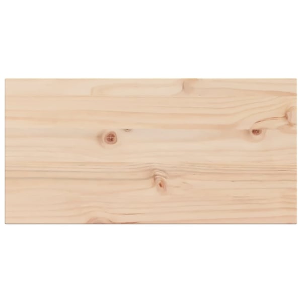 vidaXL Bordplater 2 stk 70x35x2,5 cm rektangulær heltre furu