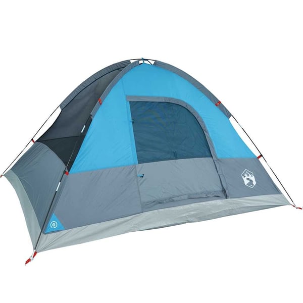 vidaXL Kuppeltelt for camping 6 personer blå vanntett