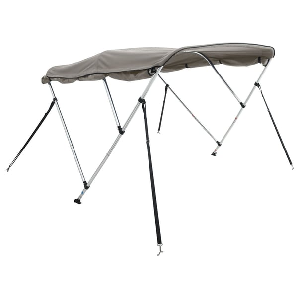 vidaXL Båtkalesje 4-buet med sidevegger 243x(200-213)x137 cm