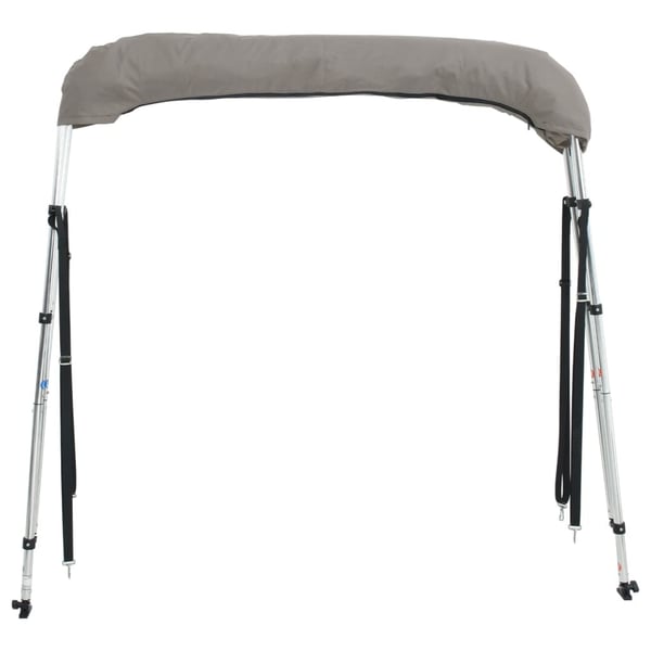 vidaXL Båtkalesje 4-buet med sidevegger 243x(200-213)x137 cm