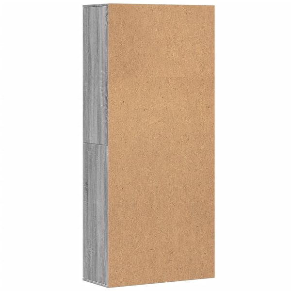 vidaXL Highboard grå sonoma 80x35x180 cm konstruert tre