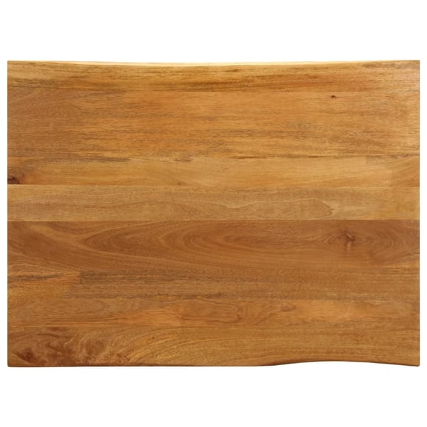 vidaXL bordplade 100x80x3,8 cm naturlig kant massivt mangotræ