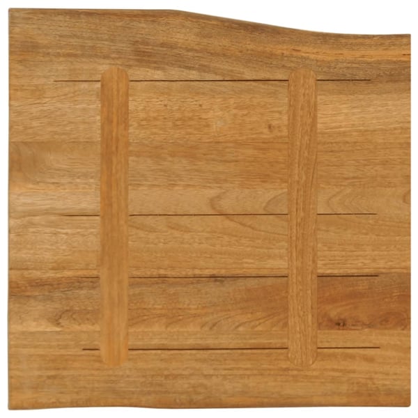 vidaXL Pöytälevy 60x60x2,5 cm elävä reuna täysi mangopuu