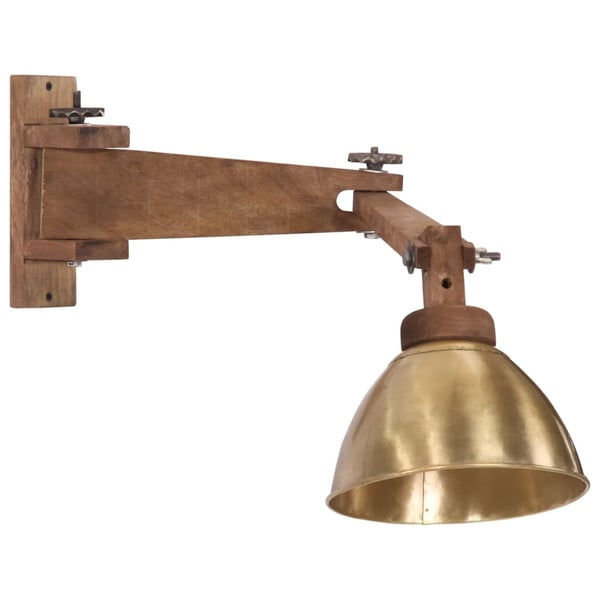 vidaXL væglamper 150 cm 25 W E27 antik messingfarve