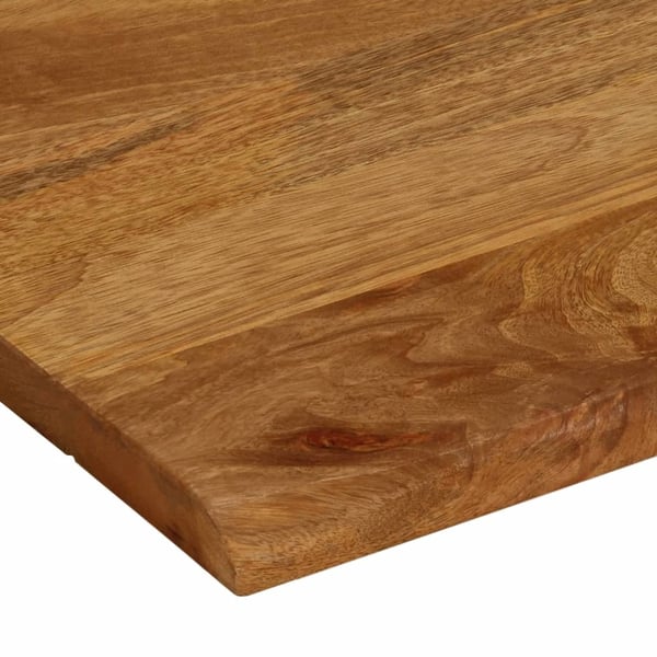 vidaXL bordplade 110x80x2,5 cm naturlig kant massivt mangotræ