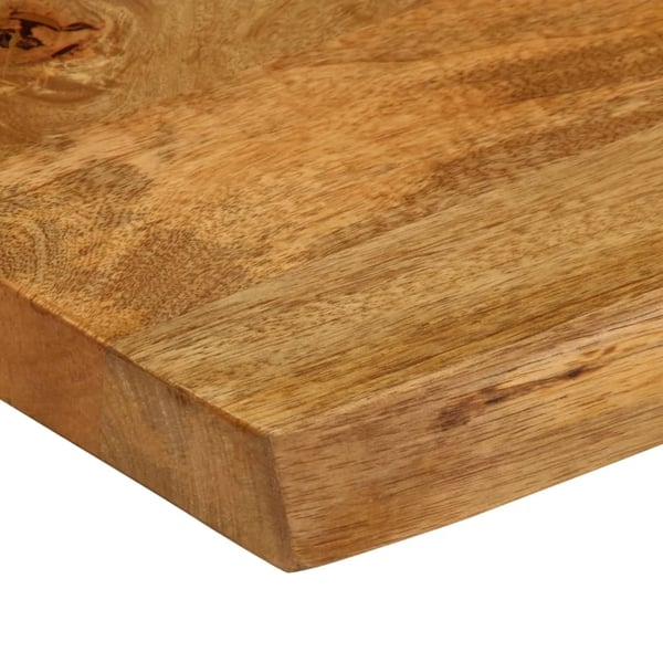 vidaXL bordplade 60x40x3,8 cm naturlig kant massivt mangotræ