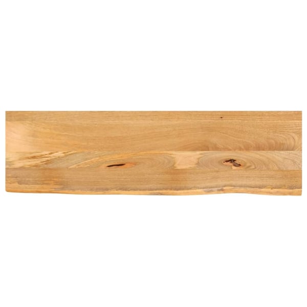 vidaXL Pöytälevy elävä reuna 100x30x2,5 cm täysi mangopuu
