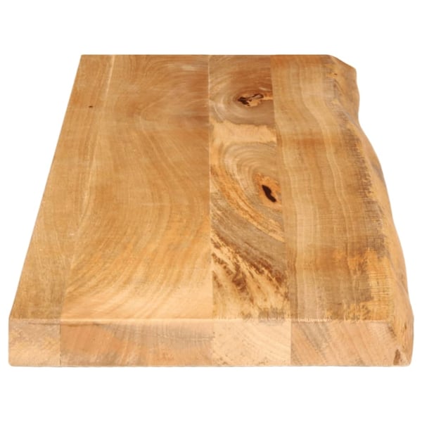 vidaXL bordplade 140x20x2,5 cm naturlig kant massivt mangotræ