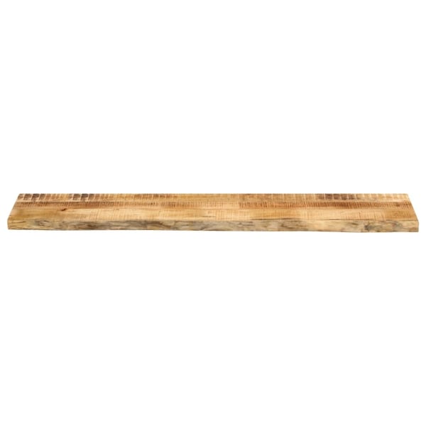 vidaXL bordplade 160x30x2,5 cm naturlig kant massivt ru mangotræ