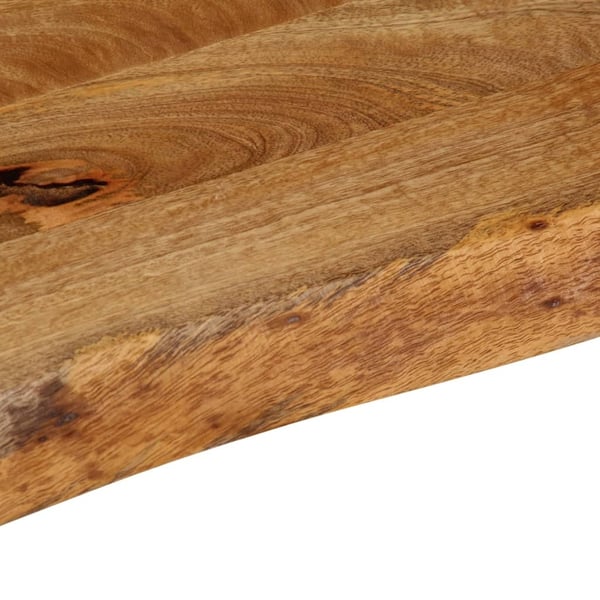 vidaXL Pöytälevy elävä reuna 120x30x2,5 cm täysi mangopuu
