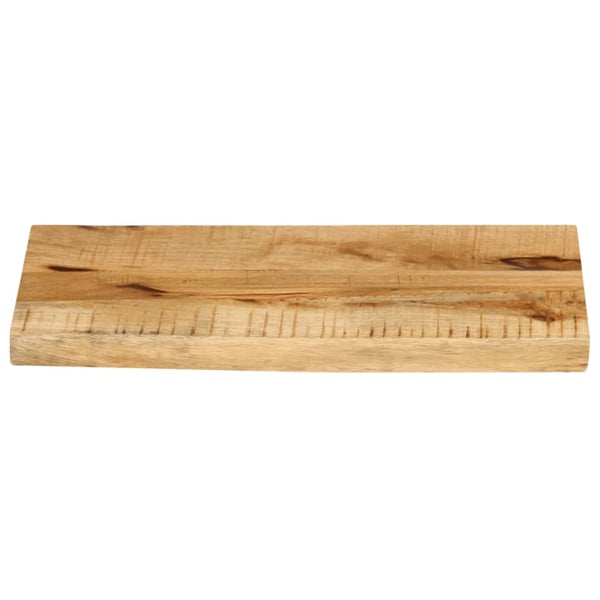vidaXL Bordplate 40x30x2,5 cm naturlig kant grovt heltre mangotre