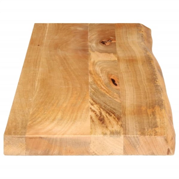 vidaXL bordplade 120x20x2,5 cm naturlig kant massivt mangotræ