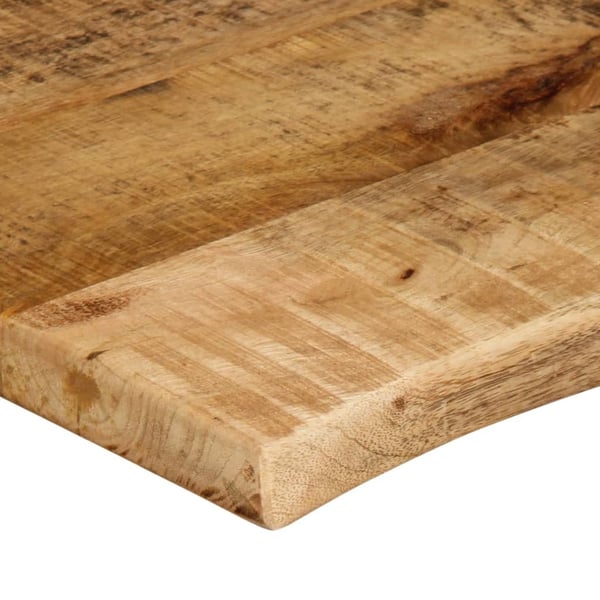 vidaXL Pöytälevy 120x60x3,8 cm elävä reuna karkea täysi mangopuu