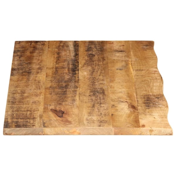 vidaXL Pöytälevy 120x60x3,8 cm elävä reuna karkea täysi mangopuu