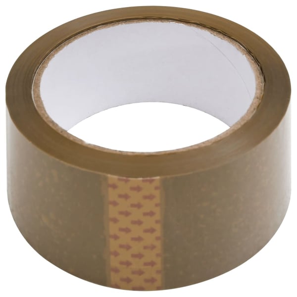 vidaXL Pakkausteippi 72 kpl ruskea 48 mm x 66 m