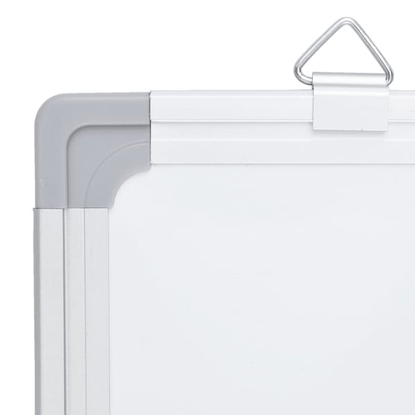 vidaXL magnetisk whiteboard 40x30x1,7 cm aluminium