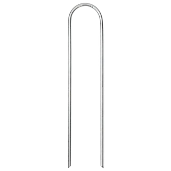 vidaXL Jordplugger U-formet 25 stk 15x3,5 cm galvanisert stål