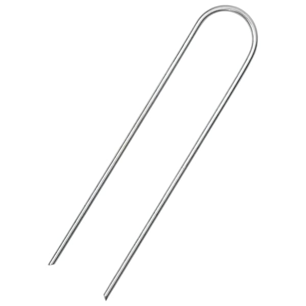 vidaXL Jordplugger U-formet 25 stk 15x3,5 cm galvanisert stål