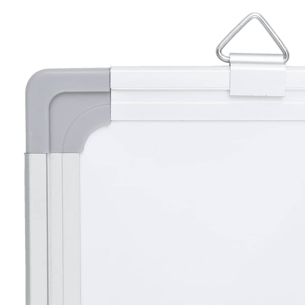 vidaXL magnetisk whiteboard 80x100x1,7 cm foldbart aluminium