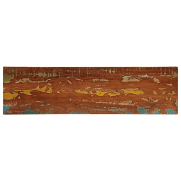 vidaXL Bordplate 110x40x2,5 cm rektangulær gjenvunnet heltre
