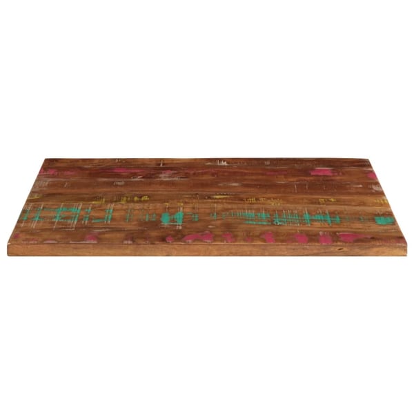 vidaXL Bordplate 80x70x1,5 cm rektangulær gjenvunnet heltre
