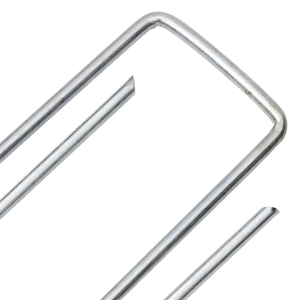 vidaXL Jordplugger U-formet 25 stk 15x3,5 cm galvanisert stål